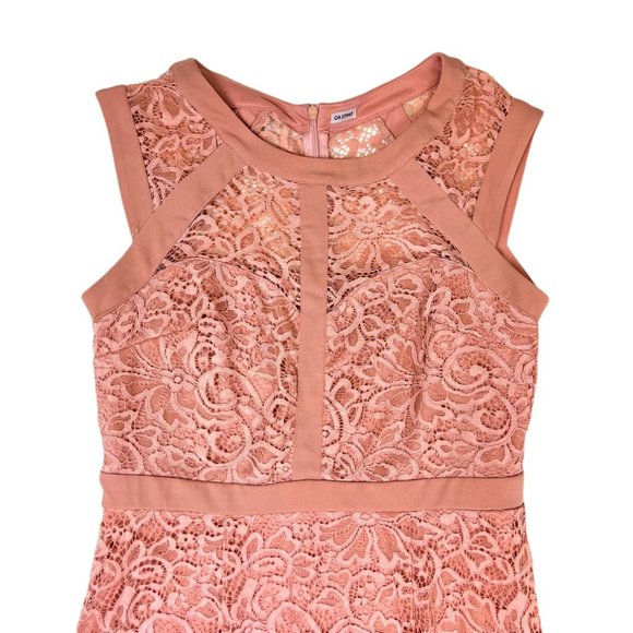 ENFOCUS STUDIO Mauve Lace Short Sleeve Maxi Dress (Size 8) - Picture 2 of 8